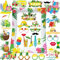 LMSHOWOWO 29 PCS Hawaii Foto Requisiten Set und Aufblasbarer Fotorahmen, Sommer Fotobox Accessoires, Hawaii Thema Photo Booth Props, Flamingo Fotorequisiten, für Sommer Strand Luau Party Supplies