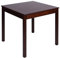 Krok Wood Esstisch Tomas aus Massivholz in Buche, Farbe Dunkle Eiche (75 х 75 х 75 cm)