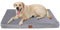 CALIYO Hundebett Grosse Hunde 112x81x7.6cm, Flauschig Hundekissen Hundebett Waschbar, Unterseite Atmungsaktiv Haustierbett Dog Bed Hundematratze