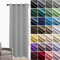 JRUI Rideau Occultant Lot de 1 à Oeillets, Rideau Isolant Thermique, Rideau Porte, Rideau Opaque, Rideau Anti Bruit, Rideau Dressing, pour Chambre Salon Balcon, 180 x 220cm (L x H) Gris, NGJM001