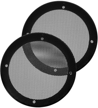 PartyKindom 2stücke Lautsprecher Grillabdeckungen Für Universelle Subwoofer Lautsprecher Schutzgitter Aus Robustem Und Schützt Vor Beschädigungen Und Verleiht Dem Innenraum Einen