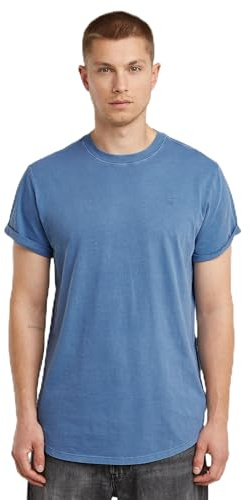 G-STAR Men's Lash Overdeyed T-Shirt, Dutch Blue Gd D16396-2653-h177, L