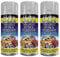 Elito Home & Garden Auto Aerosol Spray Paint for Restore Metal Car Bike Primer Matt Gloss Satin Lacquer 400ml (3 x Clear Petrol Resistant Lacquer 400ml)