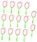 Kisangel 14Pièces Jeu pour Garçon Fille de Épuisettes Colorées pour Activités de Plein Air Attraper Insectes et pour Garçons et Filles