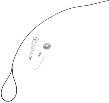 DIYEAH 2 Sätze Torverschluss mit Feder für Gartenzaun Haustür und Innentüren Einhändig Bedienbar Rostfrei Teiliges für Einfache Montage