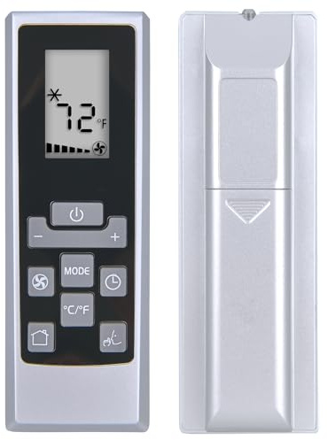 CLVIZCXOM Mando a distancia compatible con DeLonghi PAC AN270 G1W aire | Compatible con 5515110611, apto para aire acondicionado móvil