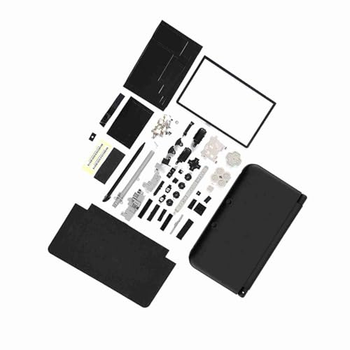 Jelquix Kit de Réparation de Boîtier Complet 3DS XL, Boîtier de Remplacement Durable pour 3DSLL, Comprend Toutes les Pièces pour la Réparation de la Console, pour les Joueurs Qui Souhaitent Mettre à
