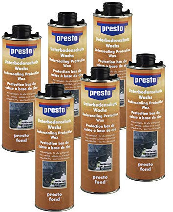 Presto 6X 690211 UBS UNTERBODENSCHUTZ WACHS STEINSCHLAGSCHUTZ SCHWARZ 1000 1L