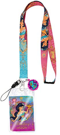 Disney Jungen Prinzessin Jasmin Schlüsselband, Mehrfarbig, 7,6 cm
