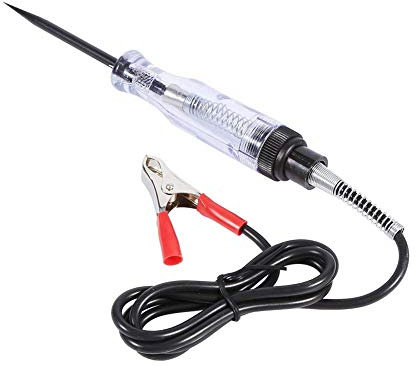 Elektrische Spannung Circuit Tester Volt Tester, Auto Spannungsprüfer 6V 12V 24V DC Auto LKW Spannung Stromkreisprüfvorrichtung für Niederspannungssysteme, Sicherung, Schalter, Drähte