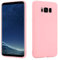 HSP Rosa Hülle kompatibel mit Samsung Galaxy S8 | Premium TPU Silikon Case | Geeignet für Induktives Laden | Kratzfest Stoßfest | Matte Oberfläche | Passgenaue, weiche, dünne Schutzhülle