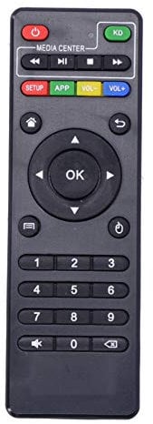 TV-Box-Fernbedienung, ABS-tragbare IR-Fernbedienung Ersatz für Android X96 / X96mini / X96w