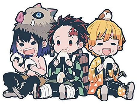 ALTcompluser Anime Autoaufkleber Demon Slayer Kimetsu No Yaiba Car Sticker Auto Fenster Tuning Vinyl Aufkleber (Tanjirou Agatsuma Inosuke)