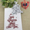 Merry Christmas Metal Die Cuts?Merry Christmas Party Festival Invitation Card Cutting Dies Cut Stencils for DIY Scrapbooking Photo Album Decorative Embossing Paper Dies for Card Making Templated1