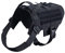EXCELLENT ELITE SPANKER Taktisches Hundegeschirr Molle für Kleine Mittlere Große Hunde - Militärisches Atmungsaktives No Pull Hundegeschirr (Schwarz-L)