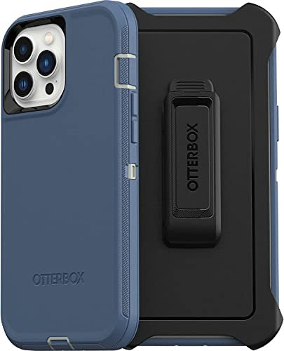 OtterBox Schutzhülle für iPhone 13 Pro Max & iPhone 12 Pro Max Defender Serie, robust und langlebig, mit Portschutz, inklusive Holster-Clip-Ständer