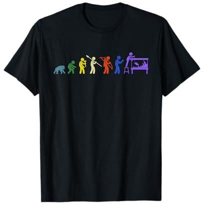 Acuario Evolución Acuarista Peces Acuario Aquascaper Camiseta