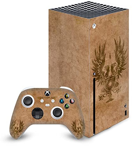 Head Case Designs Offizielle EA Bioware Dragon Age Graue Wächter verzweifelt Heraldry Vinyl Haut Gaming Aufkleber Abziehbild Abdeckung kompatibel mit Xbox Series X Console and Controller Bundle