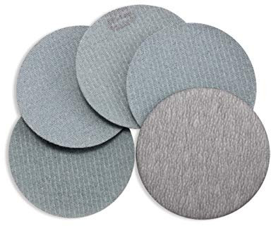 Papier de verre de polissage en bois 500PCS 2 pouces 50MM ronde crochet blanc sec et boucle 60 Poncer à 1200 Poncer Disque de ponçage for le polissage et le meulage (Grit : 320)