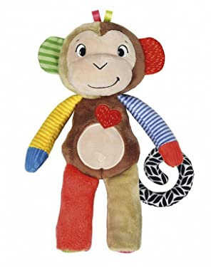 Clementoni - Bruno Canta y aprende - Juguete monito Blando con Voz y melodías, Funciones interactivas y 3 Modos de Juego, estimula la curiosidad, 55455