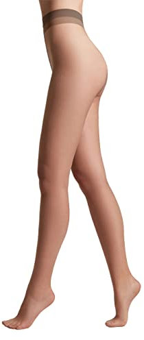 Conte elegant Summer 8 DEN Collants Transparents pour Femmes - Effet Peau Nue - Collants Ultra Fins Renforcés pour Femmes - Collants Femmes Résistants - Taille 2