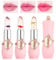 Tinted Lip Balm, Colour Changing Lip Balm 3Packs Clear Flower Jelly Lipstick Nutritious Moisturizer Balm Natural Lip Protection Lip Repair Gifts For Teenage Girl (Red+Yellow+Purple)
