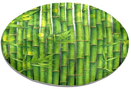 Bambus-Teppich für Schlafzimmer, Wohnzimmer, Arbeitszimmer, Grün