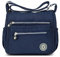 DIRRONA Damen Umhängetaschen Mode Crossbody Schulter Diagonal Tasche Mittel Wasserdicht Nylon Damen Umhängetasche Messengertasche Casual Travelling Arbeiten Damen Crossbody Tasche Blau