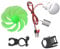 Jayruit Wind Turbine Generator Kit, Mini Wind Turbine Motor Blade with Bulb DIY Kits Power Alternative Energy Generator