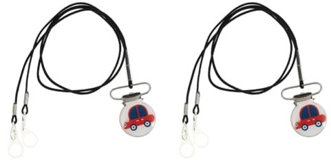 GLEAVI 2 Stücke Cord Lanyard Ohr Lanyard Lanyard Lanyard Sound Verstärker Strap-loss Clip Clamp Seil Schutz