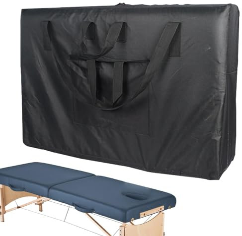 Massage-Tragetasche – Tisch Aufbewahrungstasche, Massageliege Hülle | Massageliege Massageliege Tasche Tragetasche Tragbare Spa Tische Tragetasche Schultertasche Fit für Massageliege Schwarz