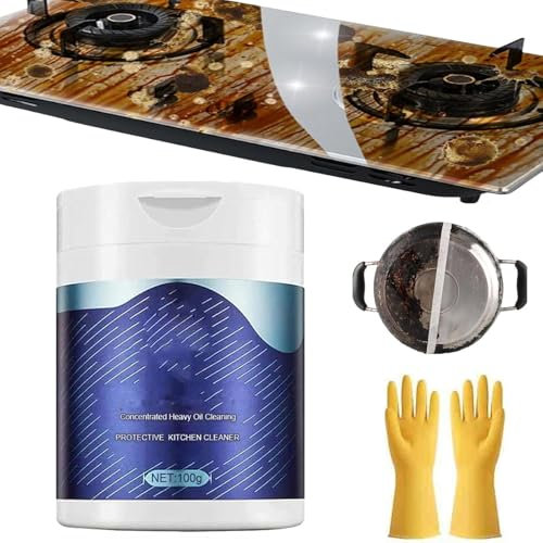 Mof Chef Cleaner Powder,Super Strong Kitchen Cleaner Powder,Protective Kitchen Cleaner Powder,Heavy Oil Stain Powder Cleaner,Easy Off Heavy Duty Degreaser Cleaner (1)