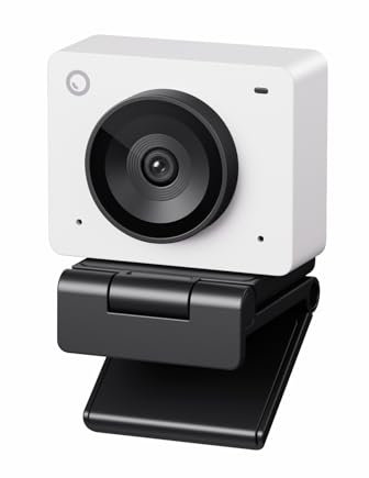 OBSBOT Meet SE 1080P@100 FPS Webcam per PC con Sensore 1/2,8,AI Framing e Autofocus, Modalità Bellezza, Leggera, Controllo per Gestures, Staggered HDR, Webcam per Streaming, Gaming. (Cloud White)
