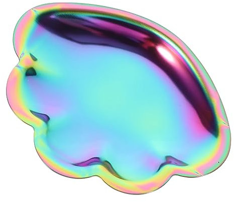 Alipis Edelstahl Schmuckablage Muschelform Tragbare Aufbewahrungsschale Für Schmuck Und Kosmetik Organizer Für Ringe Ohrringe Armbänder Für Tisch Und Bad Langlebig Und Bruchsicher