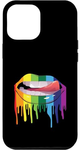 LGBT Regenbogen Mund Gay Pride CSD Geschenk Hülle für iPhone 12 Pro Max