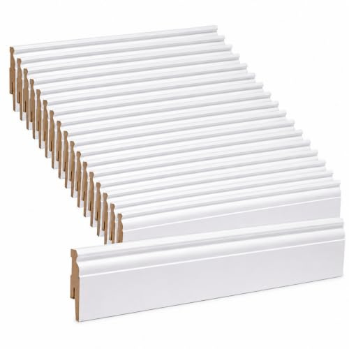 Leiste24 52 m Aktionspaket Berliner Profil 60 mm weiß