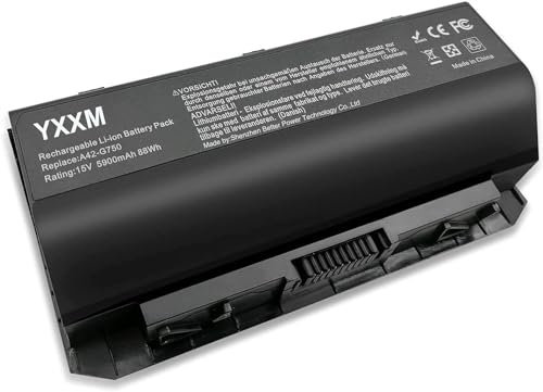 Nueva batería A42-G750 para ASUS G750J G750J G750J G750JW G750JX G750JX G750JZ (15V 5900mAh / 88Wh)