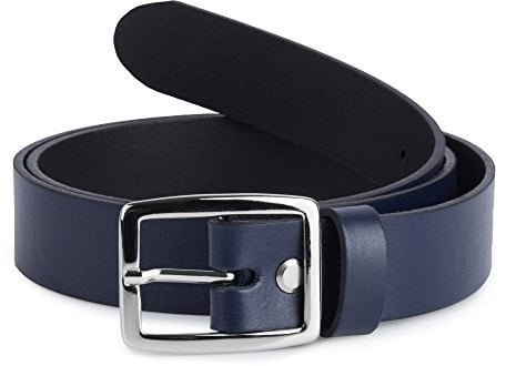 Merry Style Damen Gürtel Ledergürtel D41(Navyblau, 85 cm (Gesamtlänge 104 cm))
