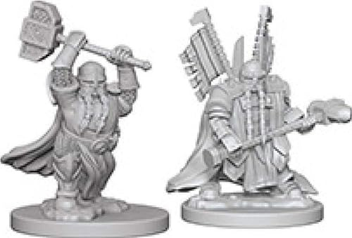 WizKids D&D Nolzur's Marvelous Miniatures - Dwarf Male Paladin (6 Units)