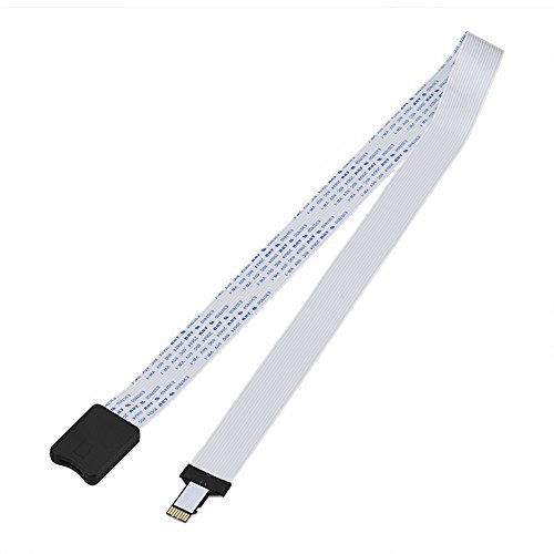 Tonysa zu TF Verlängerungskabel Adapter,TF Adapter Verlängerung Kabel Extender,Case Extension Linker für Auto DVD mit Plug and Play/einfacher Installation(60)