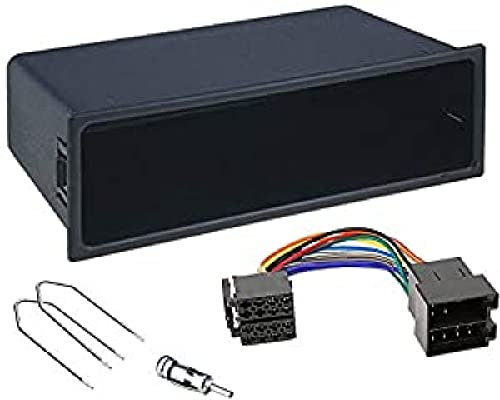 Sound-way - Kit Montage autoradio 1 DIN avec Vide Poche pour Peugeot 207 308 Scudo/Citroen C2 C3 / Fiat Scudo