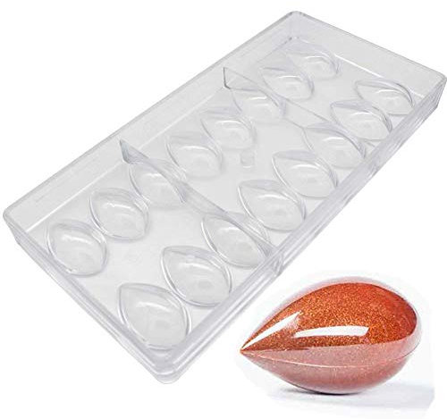 Ausuky - Stampo in policarbonato a forma di loto per cioccolatini, 16 unità