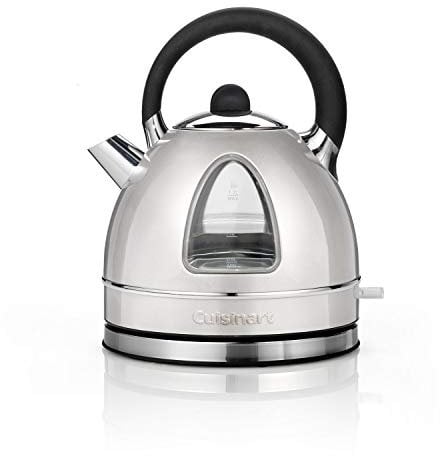 Cuisinart Traditional style Electric kettle Fast boil, cordless, quiet, easy pour Easy clean, removable limescale filter 1.7L capacity 3kW Matching toaster available Frosted Pearl