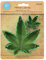 R&M 0770 Hemp Leaves Cookie Cutter Set Ausstechform, plastik, grau