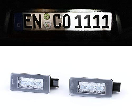 LED Kennzeichenbeleuchtung Weiß 6000K für Peugeot 207 CC 208 308 II Citroen C5