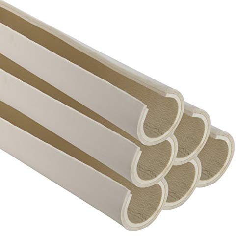 BBGS 6pcs Rohrisolierung Insul-Rohr Schaum Halb Split Wasserrohr Frostschutz- Isolierung Sleeve PPR Rohr Sonnenschutz Isolierung Baumwolle (Color : 48mm)