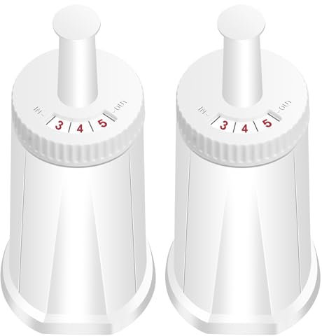 2 Pack Breville Bes880 Water Filter Replacement,Compatible with Breville Sage Oracle Touch, Barista, Claro Swiss, BES878, Bes920, Bes008 Espresso Coffee Machine,Replaces Part #BES008WHT0NUC1