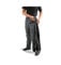 Difi Regenhose Zip mit Reißverschluss - schwarz, L