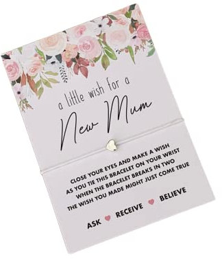 Gift for a new mum | New mum wish bracelet | New mum gift | New Mum present | Birthday present for a new mummy