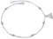 HOOHWE Fußkettchen für Damen Silber 925 Fussketten für Frauen Doppelte Keltische Knoten Fußkette Verstellbare Keltische Anklet Layered Sommer Strand Fußschmuck Geschenk